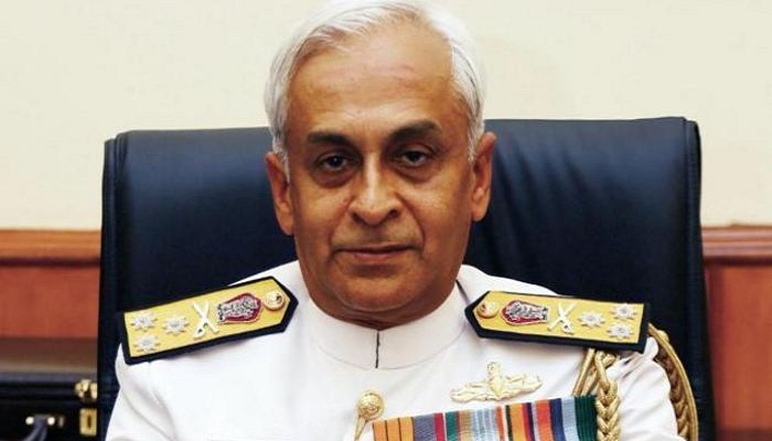 Sunil Lanba, Admiral, Chief of the Indian Navy, Naval Staff, India. Myanmar, Visit