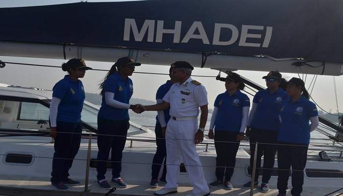 Indian Navy, sailing vessel, Women empowerment, India, Mhadei, all women crew