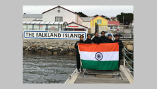 Navika Sagar Parikrama, INSV Tarini, Port Stanley,Falkland islands, Women empowerment, India