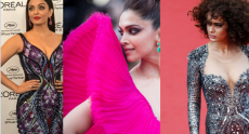 Kangana Ranaut, Cannes 2018, saree, dress,Cannes 2018, Kangana Ranaut, Deepika Padukone, Sonam Kapoor Ahuja, Huma Qureshi,Aishwarya Rai Bachchan