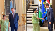 India-Luxembourg, Sushma Swaraj, Grand Duke of Luxembourg Henri Albert Gabriel Félix Marie Guillaume, Xavier Bettel, the Prime Minister of Luxembourg