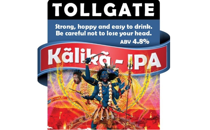 Kalika, England brewery, beer, Hindus, Hinduism, Rajan Zed, Tollgate’s Kalika IPA beer
