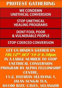 Hindu, conversion, Malaysia, Alpha Fellowship Centre, Non-Muslims, Hinduism, Batu Caves
